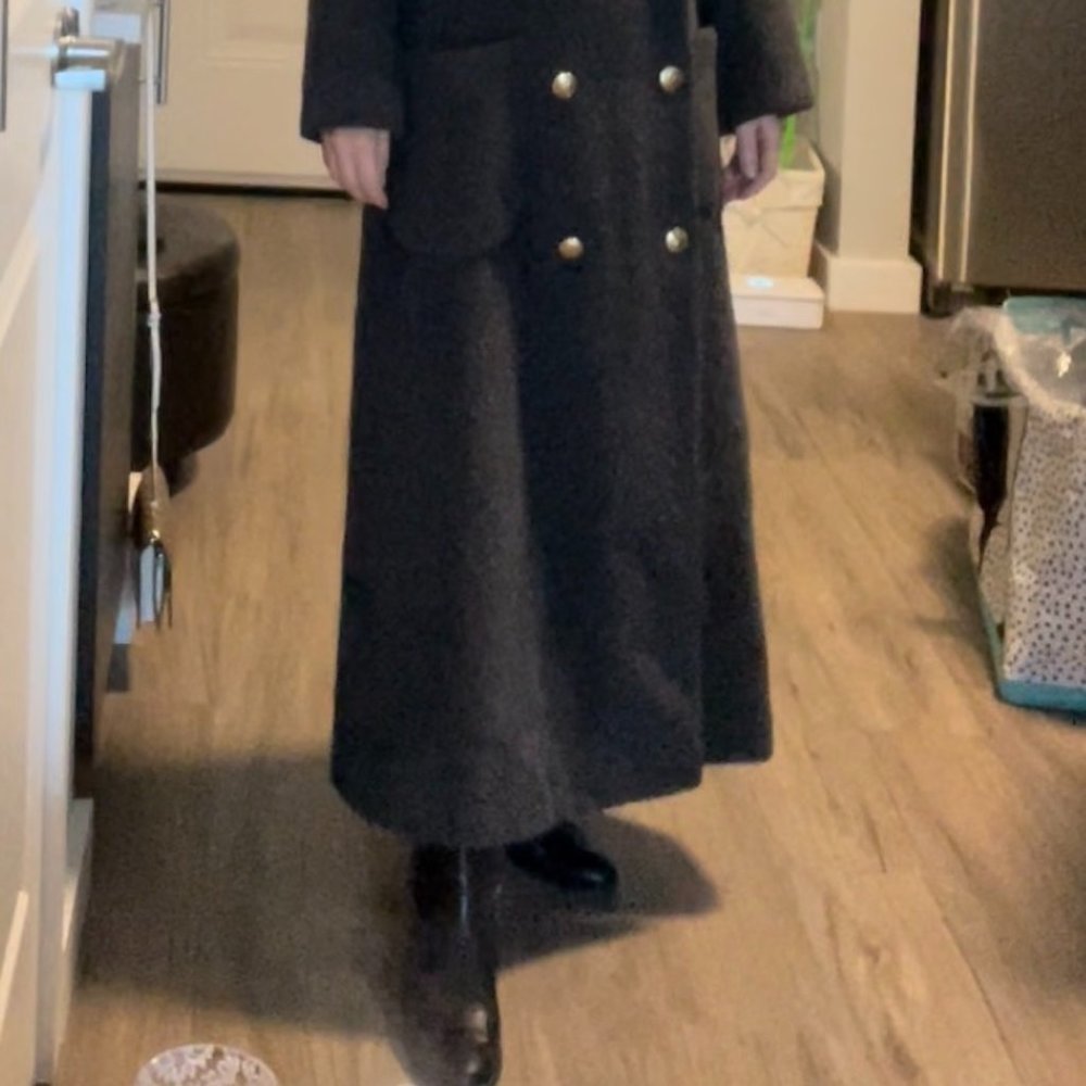 Winter coat, dark grey